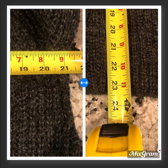 ASTR The Label Lexie Side Tie Sweater Wool Blend Graphite Gray S - Picture 5 of 8